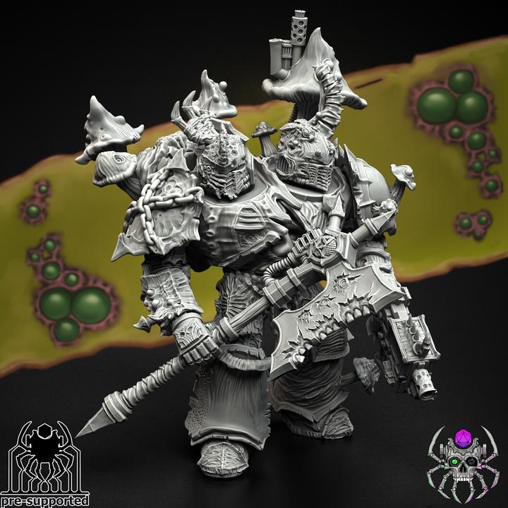 Plague Bringers Battle Squad | EightLegsMiniatures | Wargaming | Tabletop | Minifigure |28mm scale| 32mm scale | Grimdark compatible
