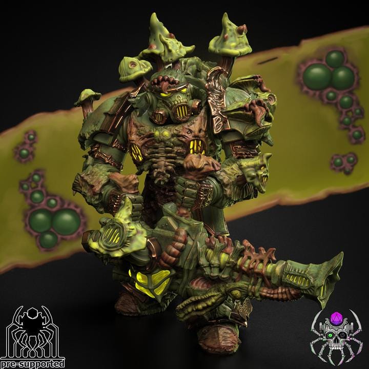 Plague Bringers Battle Squad | EightLegsMiniatures | Wargaming | Tabletop | Minifigure |28mm scale| 32mm scale | Grimdark compatible