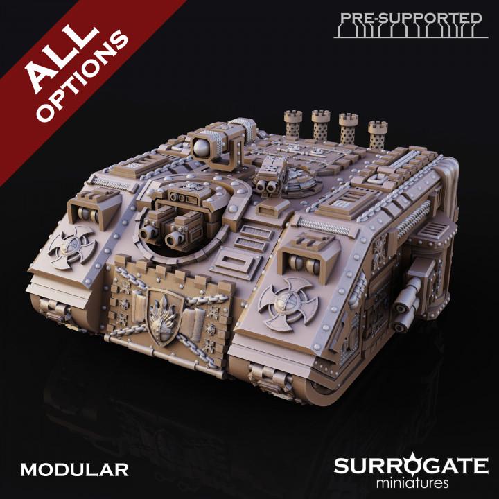 Silver Paladins Belier | Surrogate Miniatures | Wargaming | Tabletop | Minifigure |28mm scale| 32mm scale | Grimdark compatible