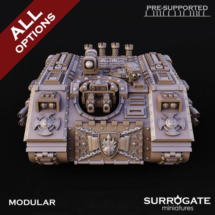 Silver Paladins Belier | Surrogate Miniatures | Wargaming | Tabletop | Minifigure |28mm scale| 32mm scale | Grimdark compatible
