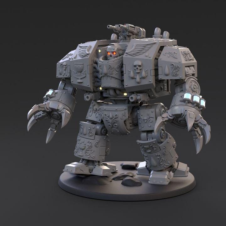 Blood Behemoth Armour | Tabletop | Minifigure | Wargaming | Tabletop | Minifigure | Grimdark compatible