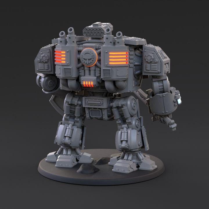 Blood Behemoth Armour | Tabletop | Minifigure | Wargaming | Tabletop | Minifigure | Grimdark compatible