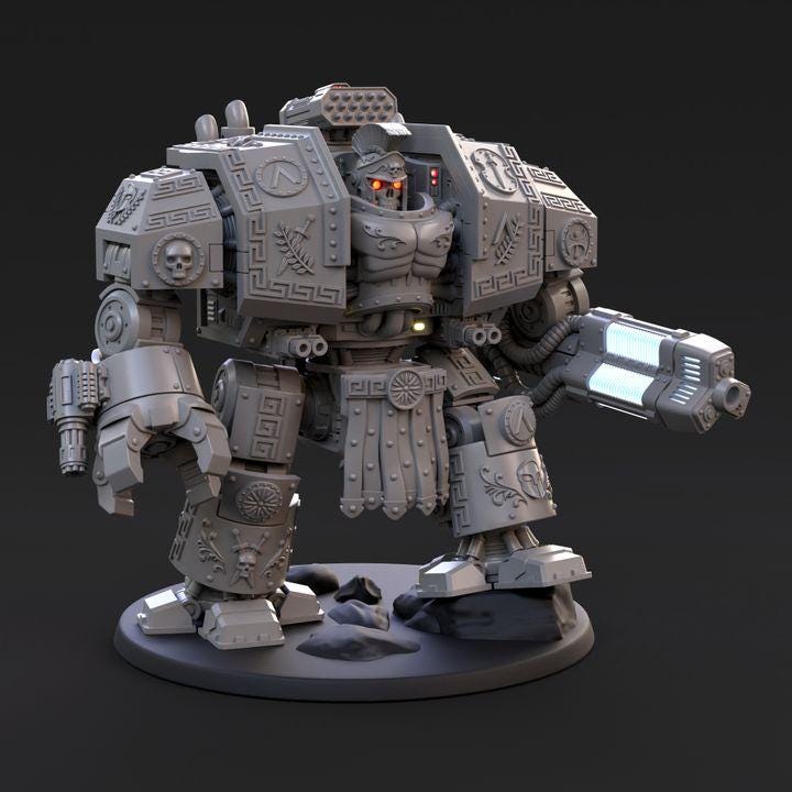 Spartan Behemoth Assault Armour | Tabletop | Minifigure | Wargaming | Tabletop | Minifigure | Grimdark compatible