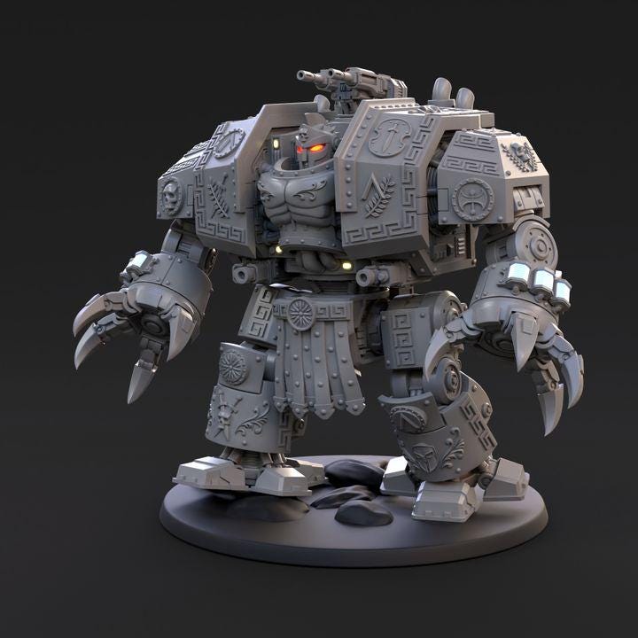 Spartan Behemoth Assault Armour | Tabletop | Minifigure | Wargaming | Tabletop | Minifigure | Grimdark compatible