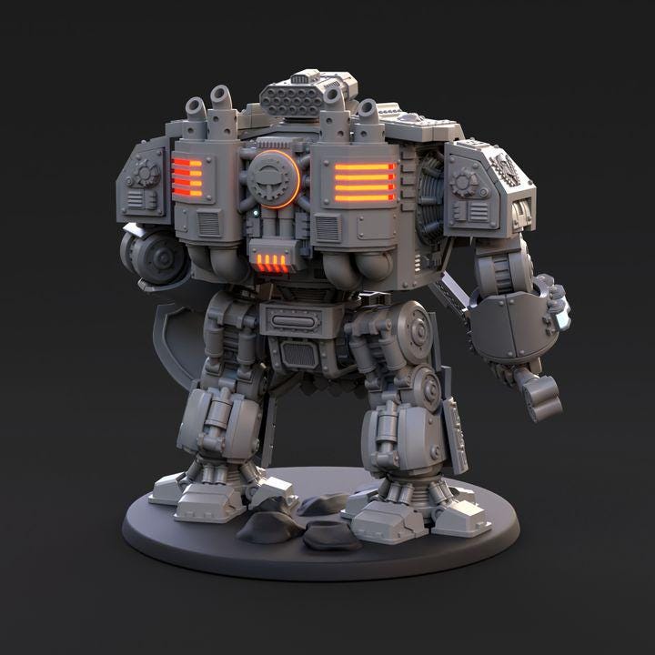 Spartan Behemoth Assault Armour | Tabletop | Minifigure | Wargaming | Tabletop | Minifigure | Grimdark compatible