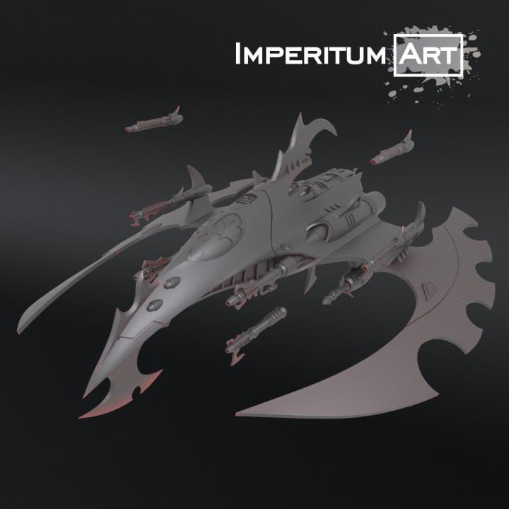 Dark Elves - Jet Hunter | Imperitum Art | Wargaming | Tabletop | Minifigure |28mm scale| 32mm scale | Grimdark compatible