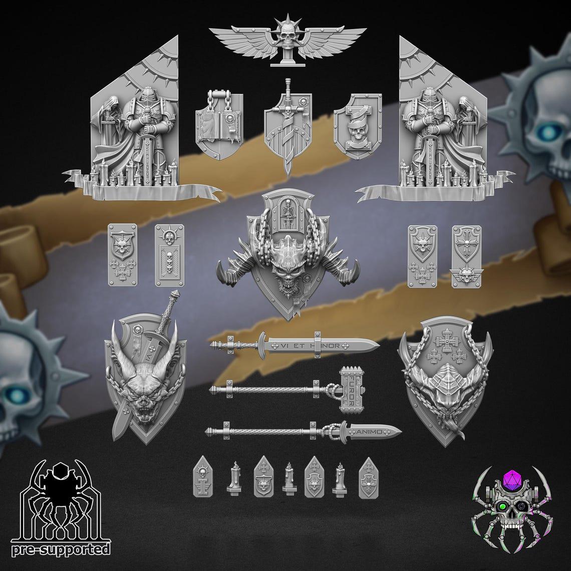 Demon Hunter ASV | Eigthlegs Miniatures | Wargaming | Tabletop | Minifigure |28mm scale| 32mm scale | Grimdark compatible