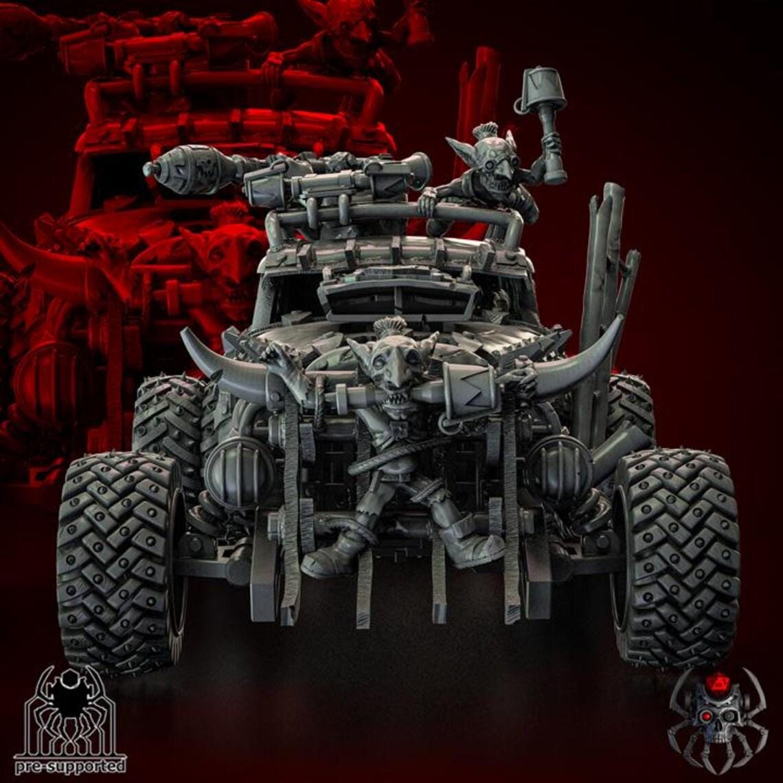 Orkz Hottruck | Eigthlegs Miniatures | Wargaming | Tabletop | Minifigure |28mm scale| 32mm scale | Grimdark compatible