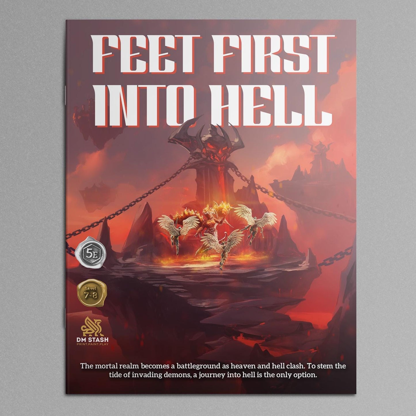 Devil and Divine: Full Board and Tabletop game | DM Stash | Tabletop Games 28 - 32 mm | Dungeons and Dragons | D&D | Wargame | Fantasy