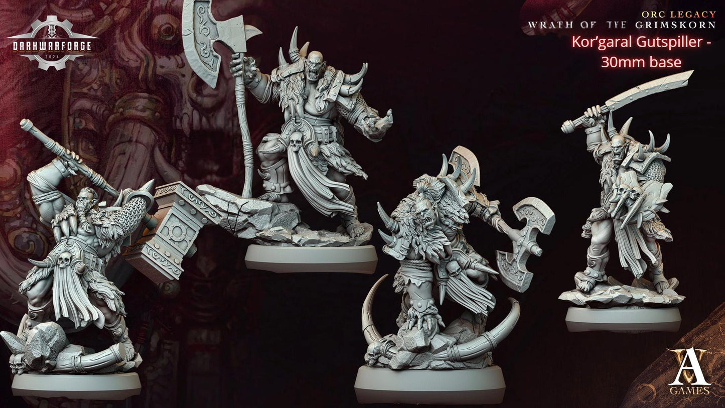 Archvillain Games : Orc Legacy - Wrath of the Grimskorn | D&D | Wargame | RPG | One Page Rules compatible