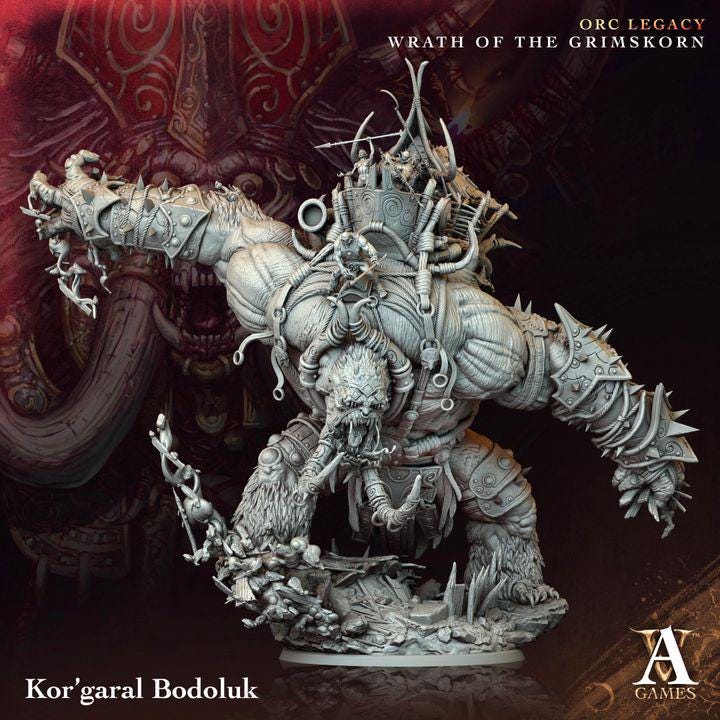 Archvillain Games : Orc Legacy - Wrath of the Grimskorn | D&D | Wargame | RPG | One Page Rules compatible