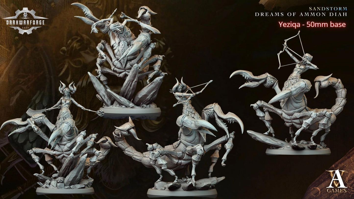 Archvillain Games: Sandstorm - Dreams of Ammon Diah | Tabletop Games 28 - 32 mm | D&D | Wargame | RPG | One Page Rules compatible