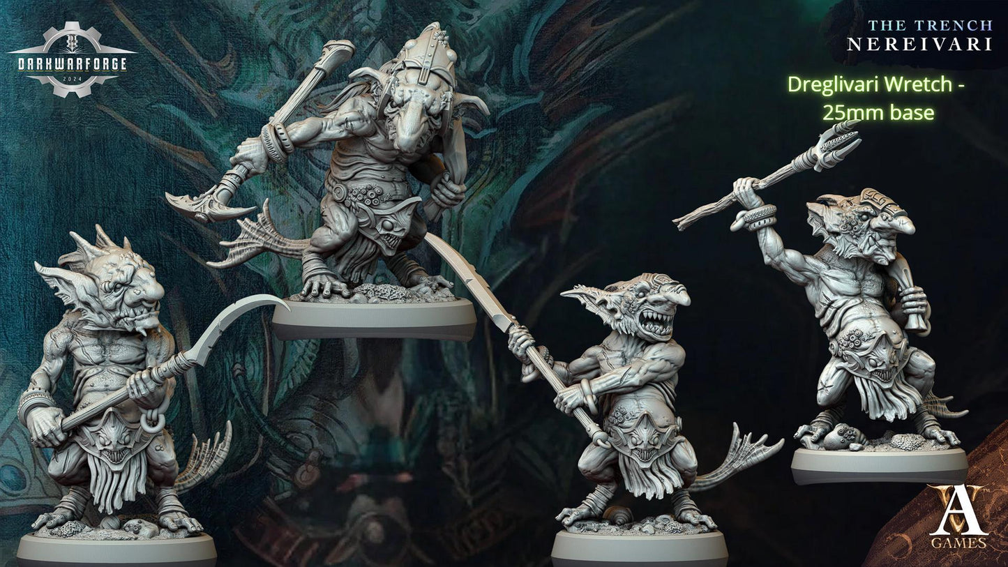 Archvillain Games: The Trench - Nereivari | D&D | Wargame | RPG | One Page Rules compatible