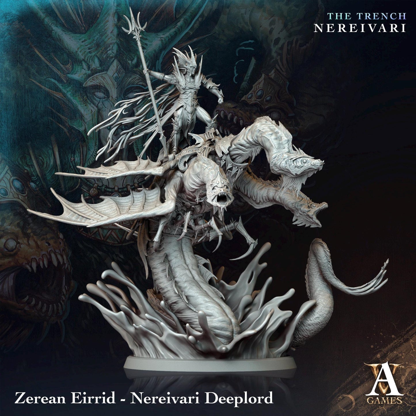 Archvillain Games: The Trench - Nereivari | D&D | Wargame | RPG | One Page Rules compatible
