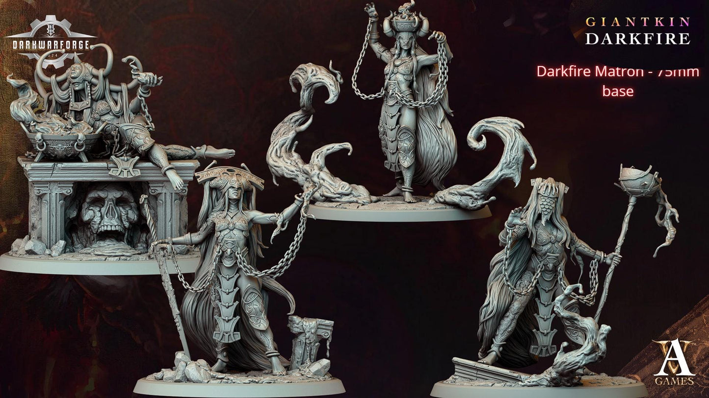 Archvillain Games: Giantkin - Darkfire| Tabletop Games 28 - 32 mm | D&D | Wargame | RPG | One Page Rules compatible