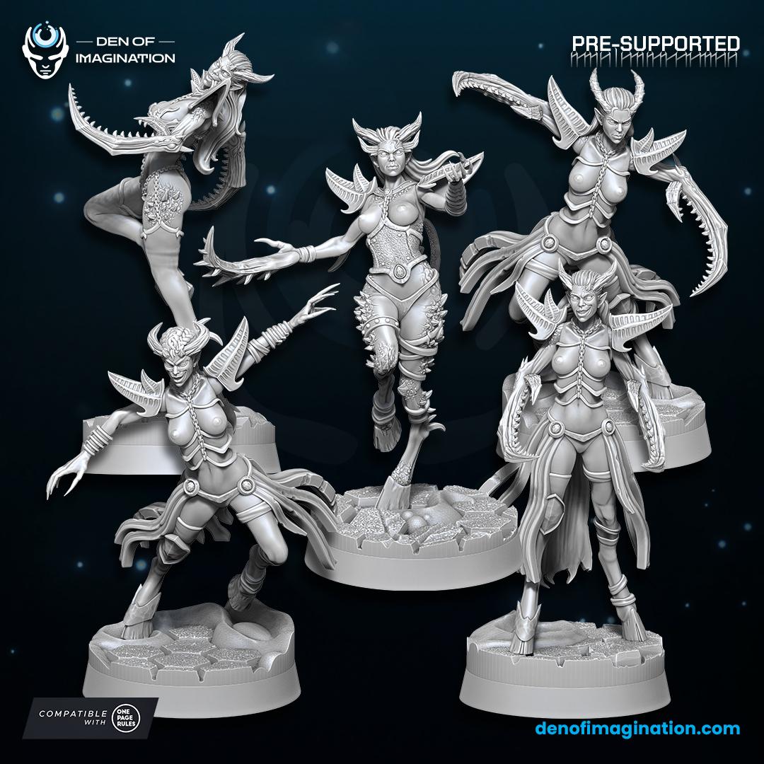 Chaos - Children of Excess Succubus | Den of Imagination | Grimdark compatible