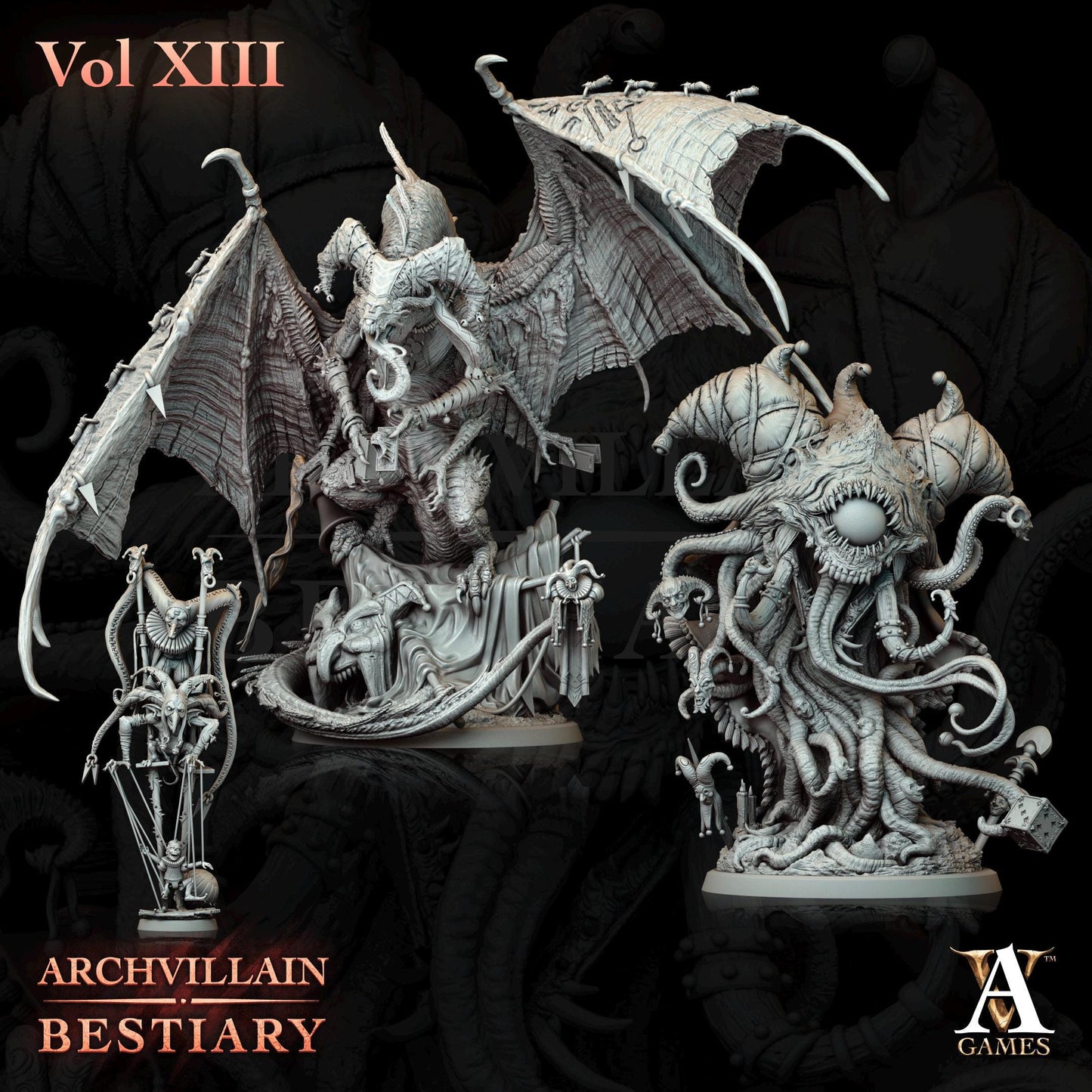 Archvillain Games : Archvillain Bestiary Vol. XIII | Tabletop Games | 32 mm scale | D&D | Wargame | RPG | One Page Rules compatible