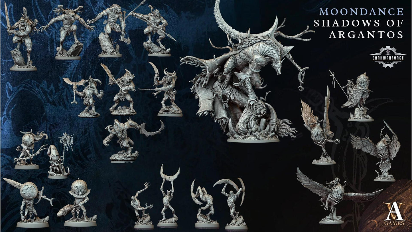 Archvillain Games : Moondance - Shadows of Argantos | D&D | Wargame | RPG | One Page Rules compatible