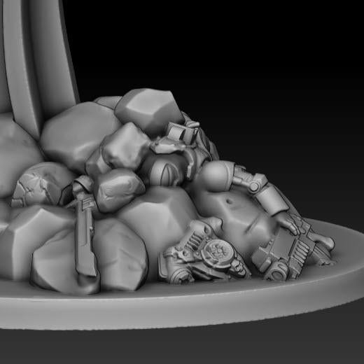 Silver Wardens - Death Claw Gunship | DMGMinis | Tabletop games | Grimdark compatible