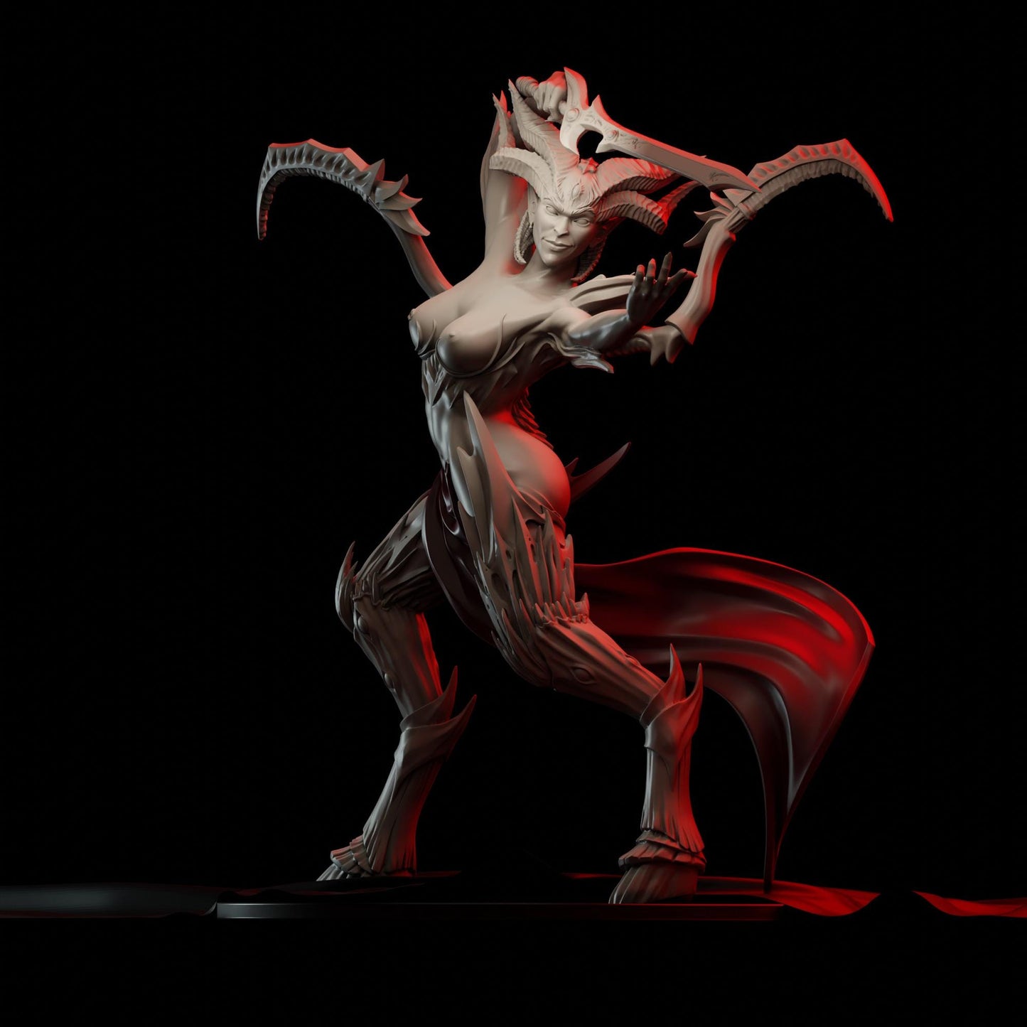 Chaos - The Great Temptress Demon | Den of Imagination | Minifigure | Wargaming | Tabletop | Grimdark compatible | One Page Rules compatible