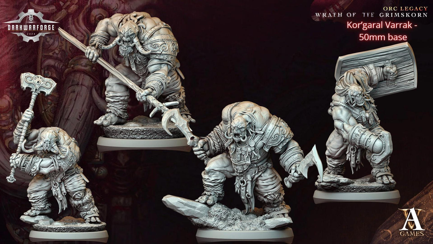 Archvillain Games : Orc Legacy - Wrath of the Grimskorn | D&D | Wargame | RPG | One Page Rules compatible