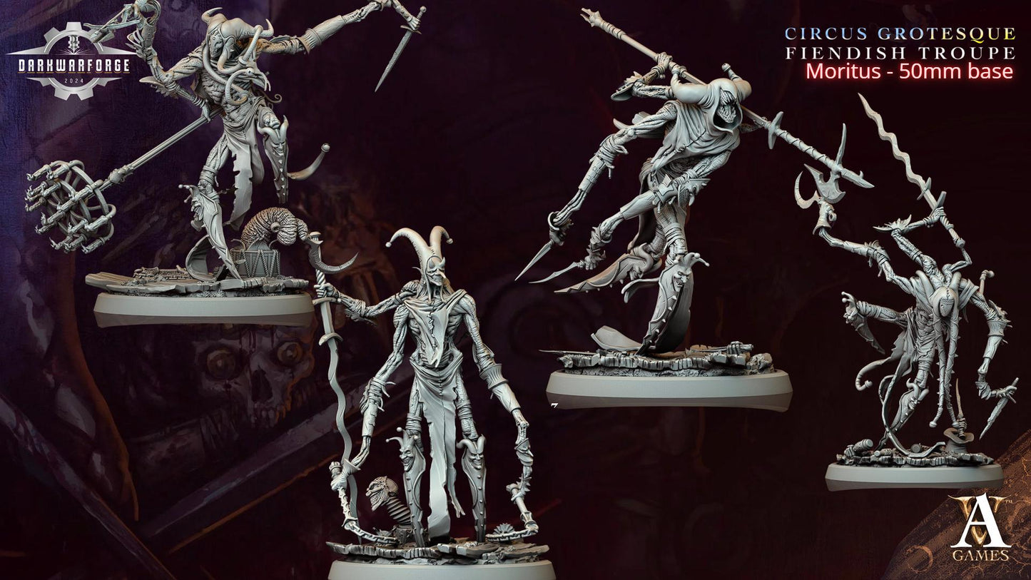 Archvillain Games : Circus Grotesque - Fiendish Troupe | D&D | Wargame | RPG | One Page Rules compatible