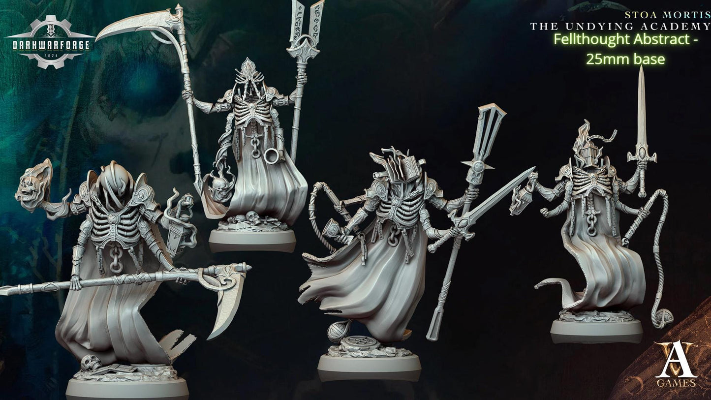 Archvillain Games: Stoa Mortis - The Undying Academy | Tabletop Games 28 - 32 mm | D&D | Wargame | RPG | One Page Rules compatible