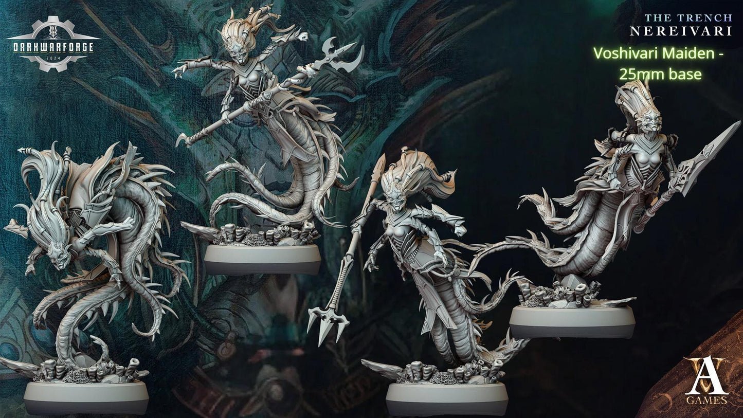 Archvillain Games: The Trench - Nereivari | D&D | Wargame | RPG | One Page Rules compatible