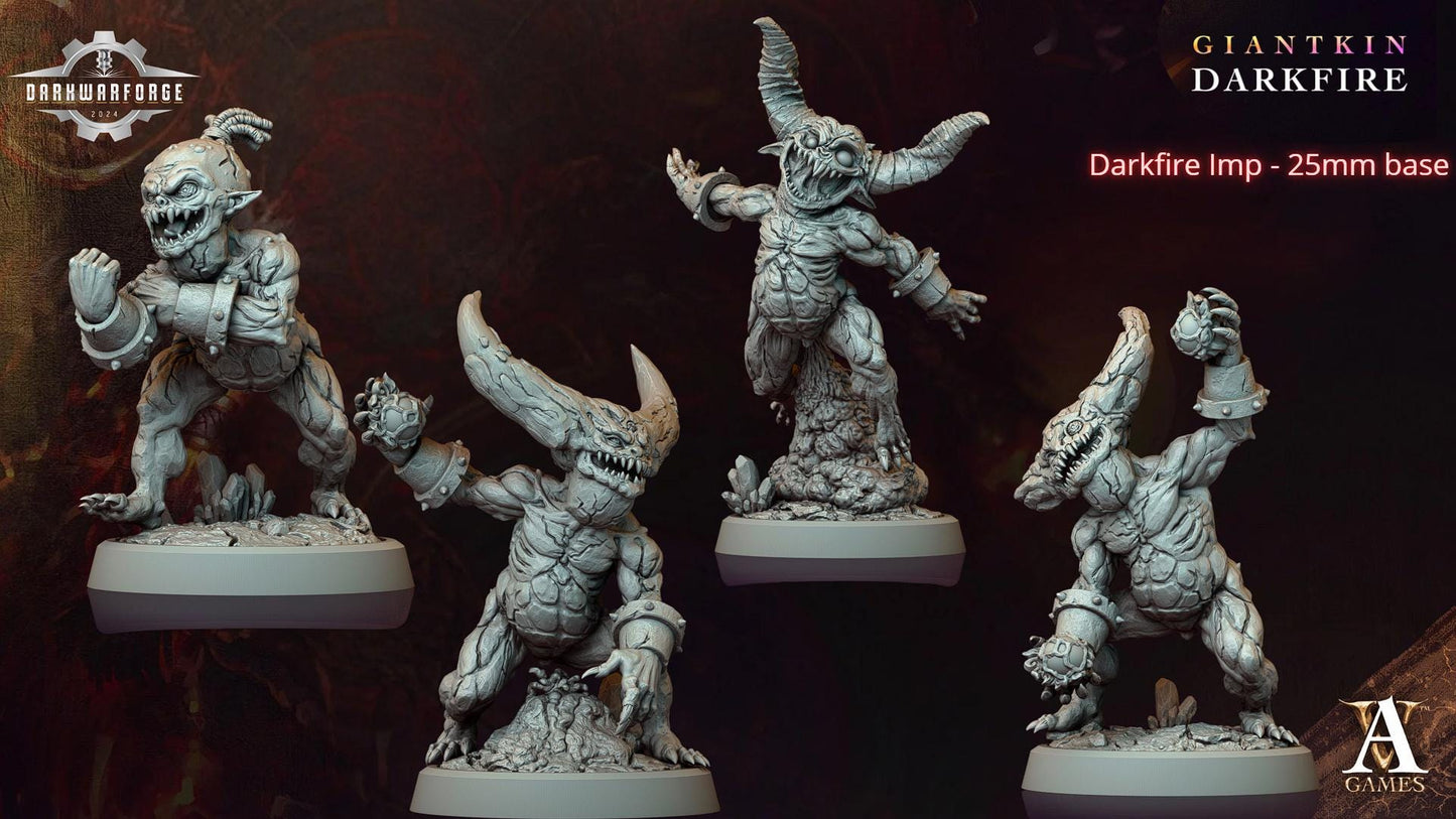 Archvillain Games: Giantkin - Darkfire| Tabletop Games 28 - 32 mm | D&D | Wargame | RPG | One Page Rules compatible