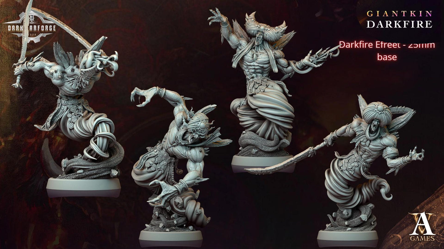 Archvillain Games: Giantkin - Darkfire| Tabletop Games 28 - 32 mm | D&D | Wargame | RPG | One Page Rules compatible