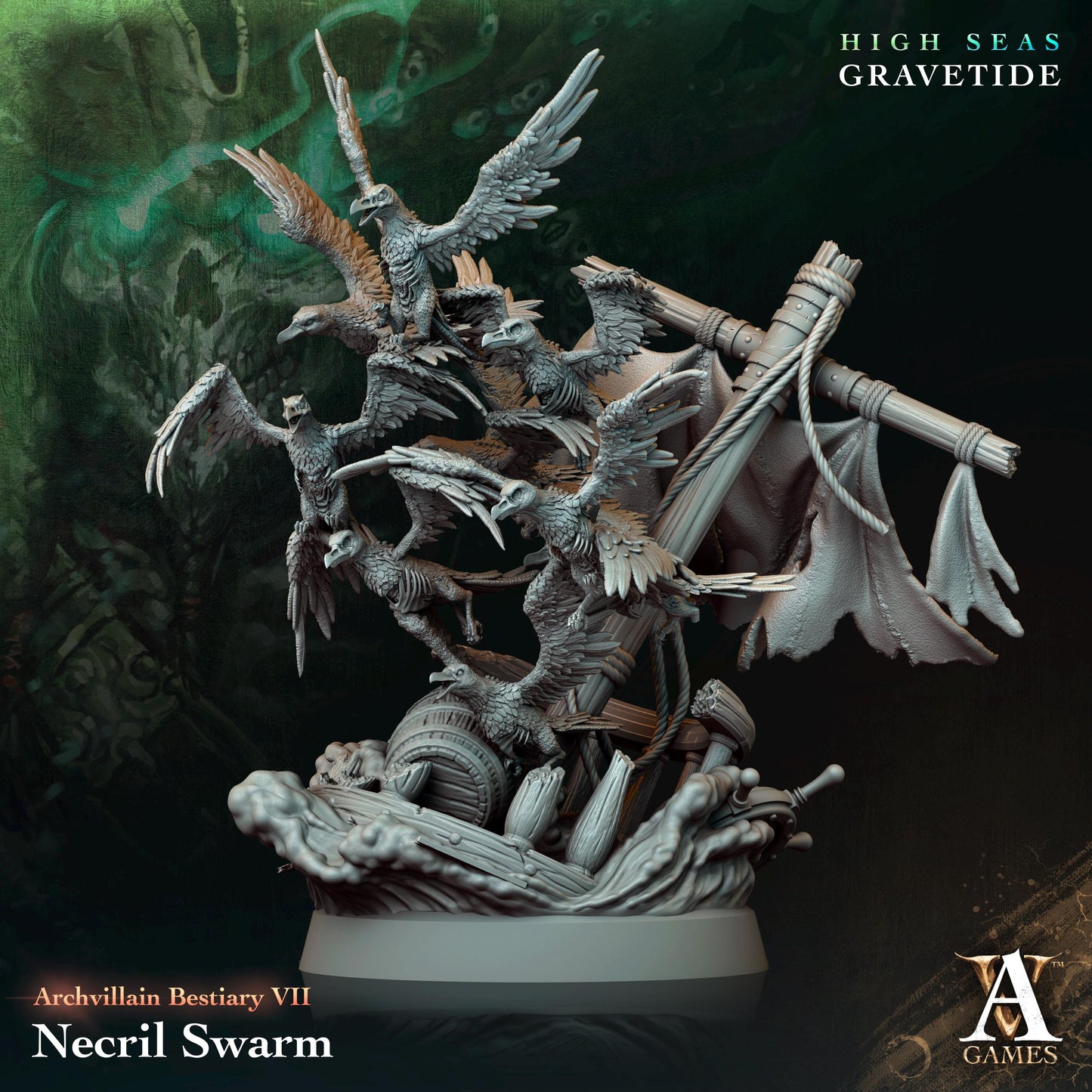 Archvillain Games : Archvillain Bestiary Vol. VII | Tabletop Games | 32 mm scale | D&D | Wargame | RPG | One Page Rules compatible