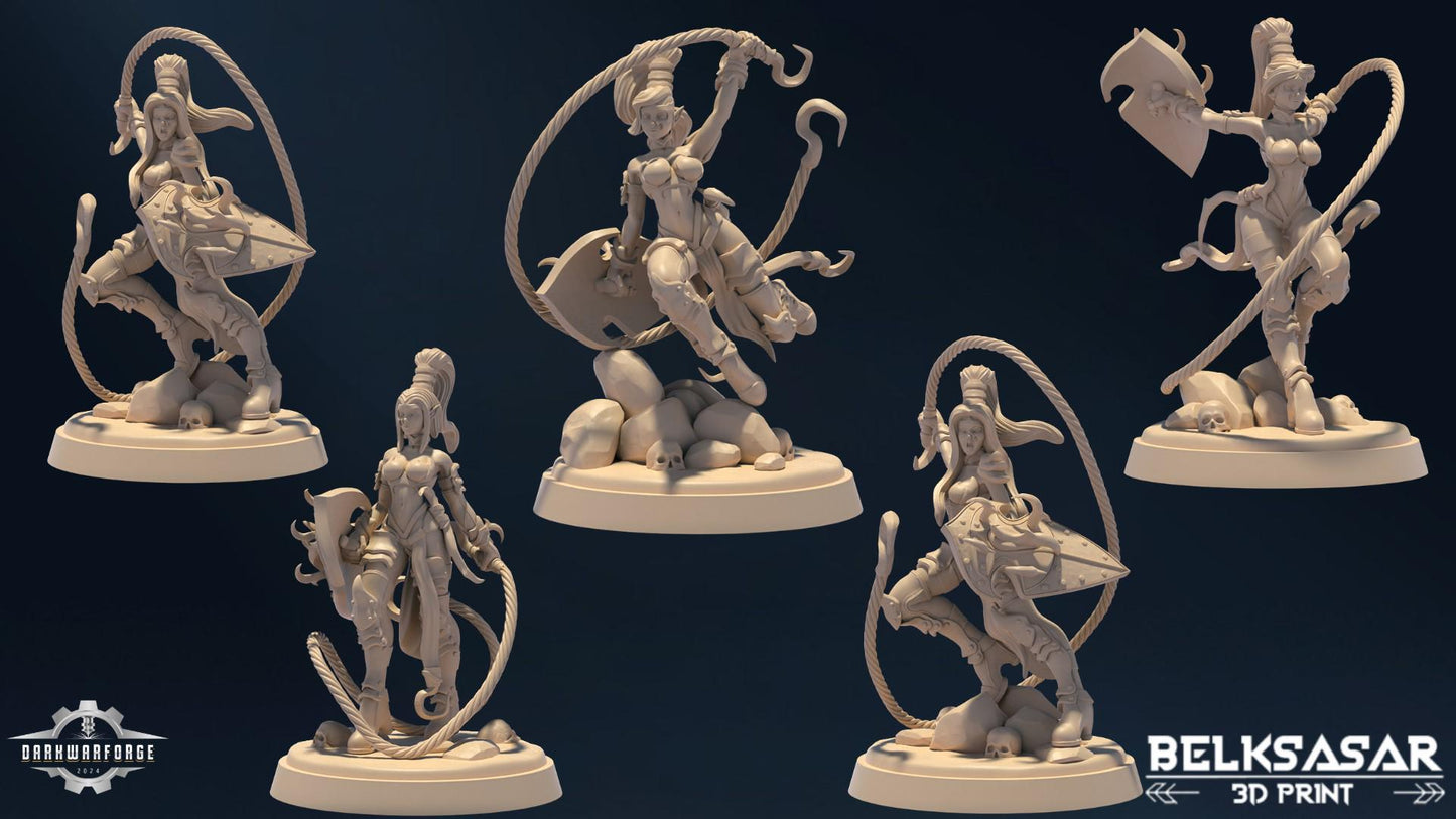 Belksasar: Daugthers of Mayhem | 3D printed miniatures |Tabletop Games 32 mm | Dungeons and Dragons | Wargame | RPG