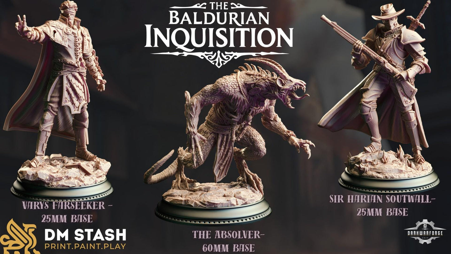 The Baldurian Inquisition: Full Board and Tabletop game | DM Stash | 3D printed | Tabletop Games | Dungeons and Dragons | Wargame