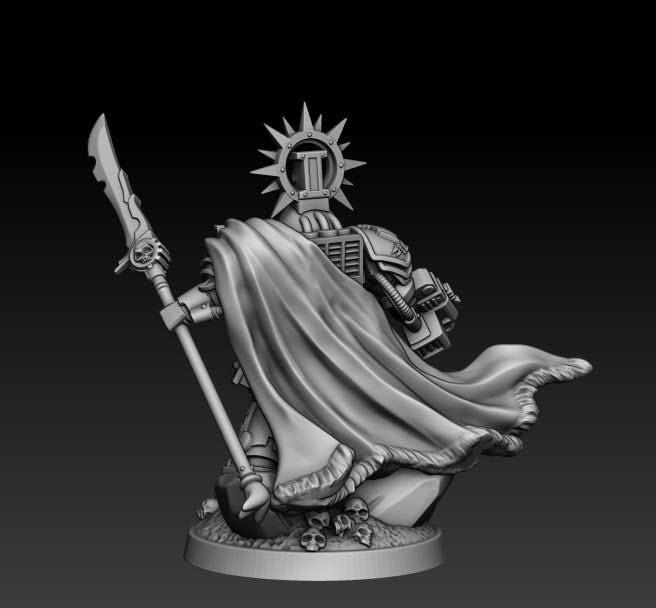 Silver Wardens - Grand Magus Mardrak | DMGMinis | Wargaming | Tabletop games | 32mm scale | Grimdark compatible