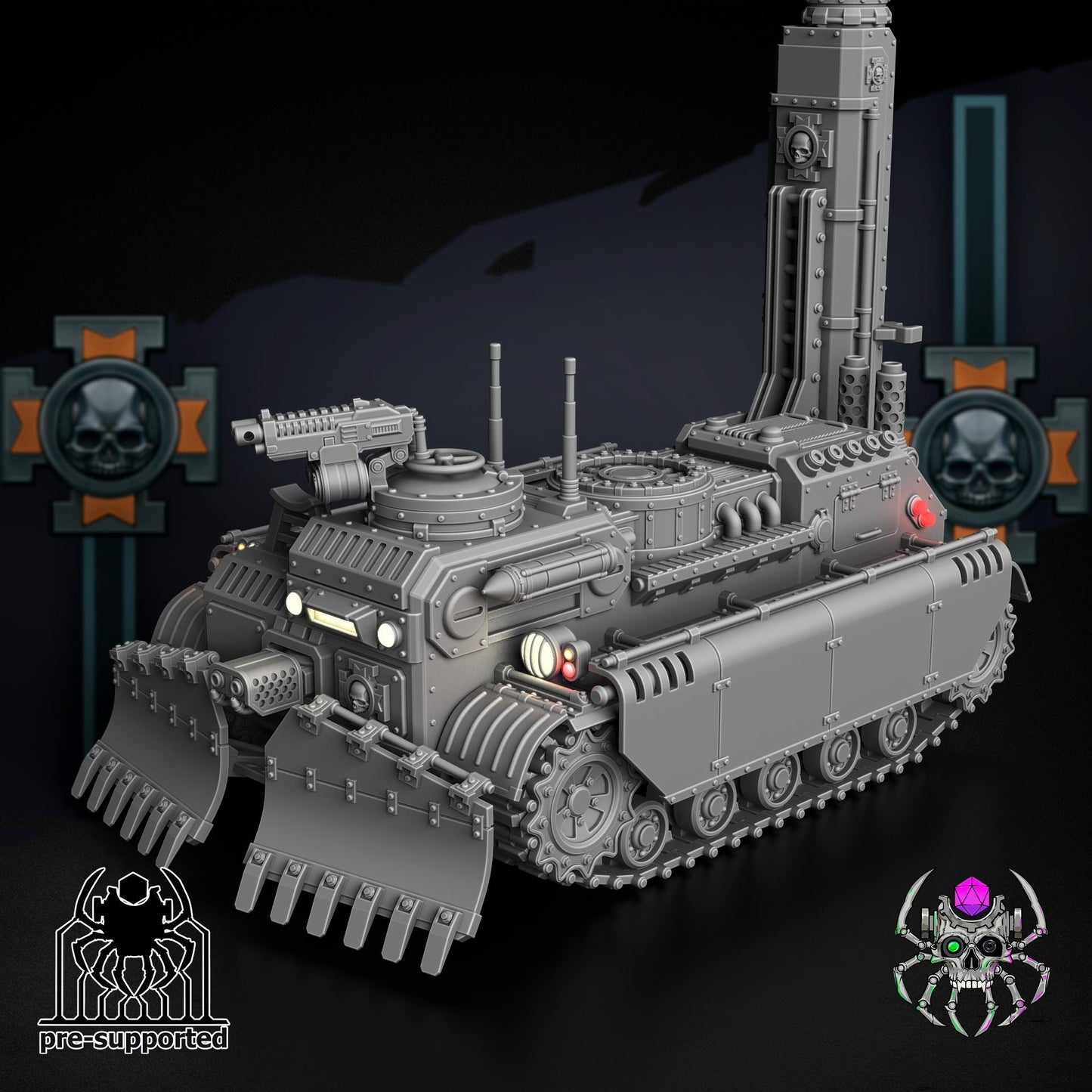 Korps Of Ashes - Nightmare | EightLegs Miniatures | Wargaming | Tabletop | Minifigure |28mm scale| 32mm scale | Grimdark compatible