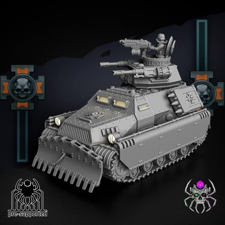 Korps Of Ashes - Minotaur | EightLegs Miniatures | Wargaming | Tabletop | Minifigure |28mm scale| 32mm scale | Grimdark compatible