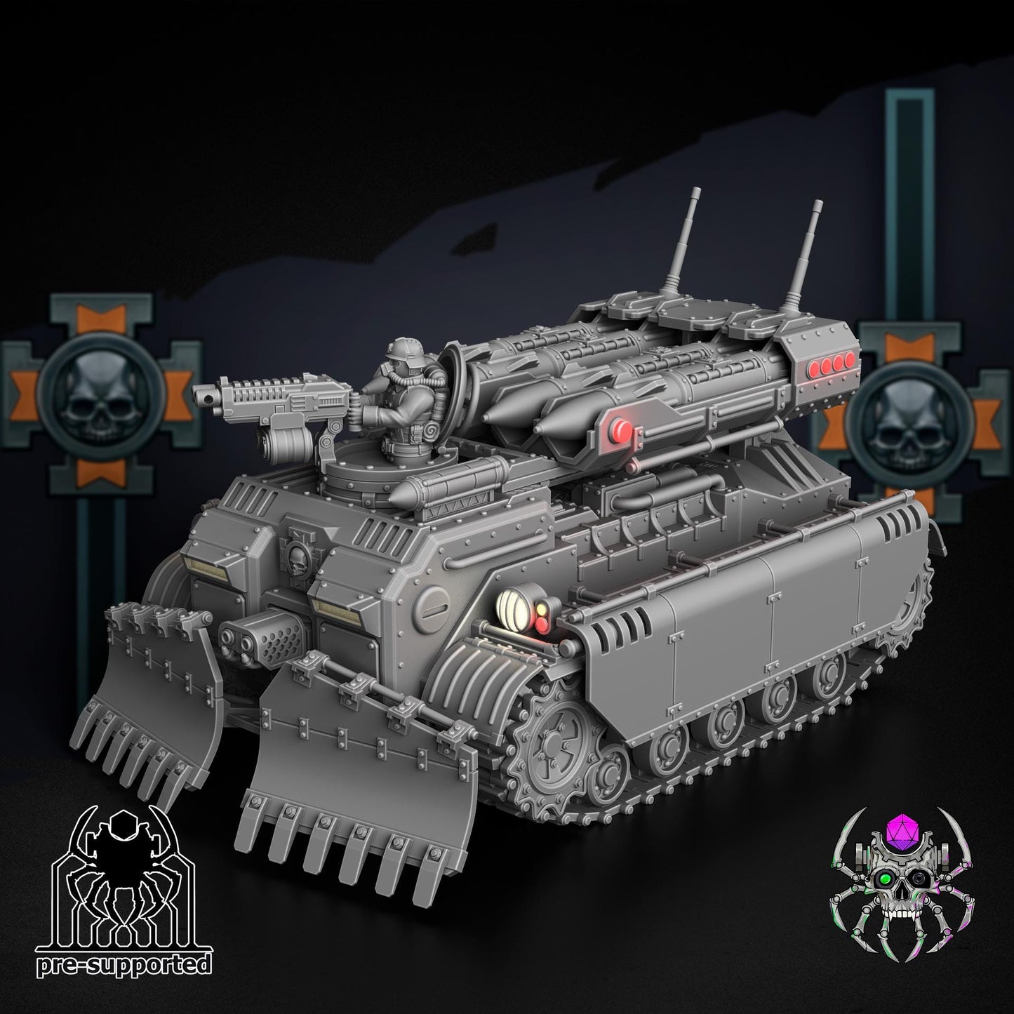 Korps Of Ashes - Meduse | EightLegs Miniatures | Wargaming | Tabletop | Minifigure | Grimdark compatible
