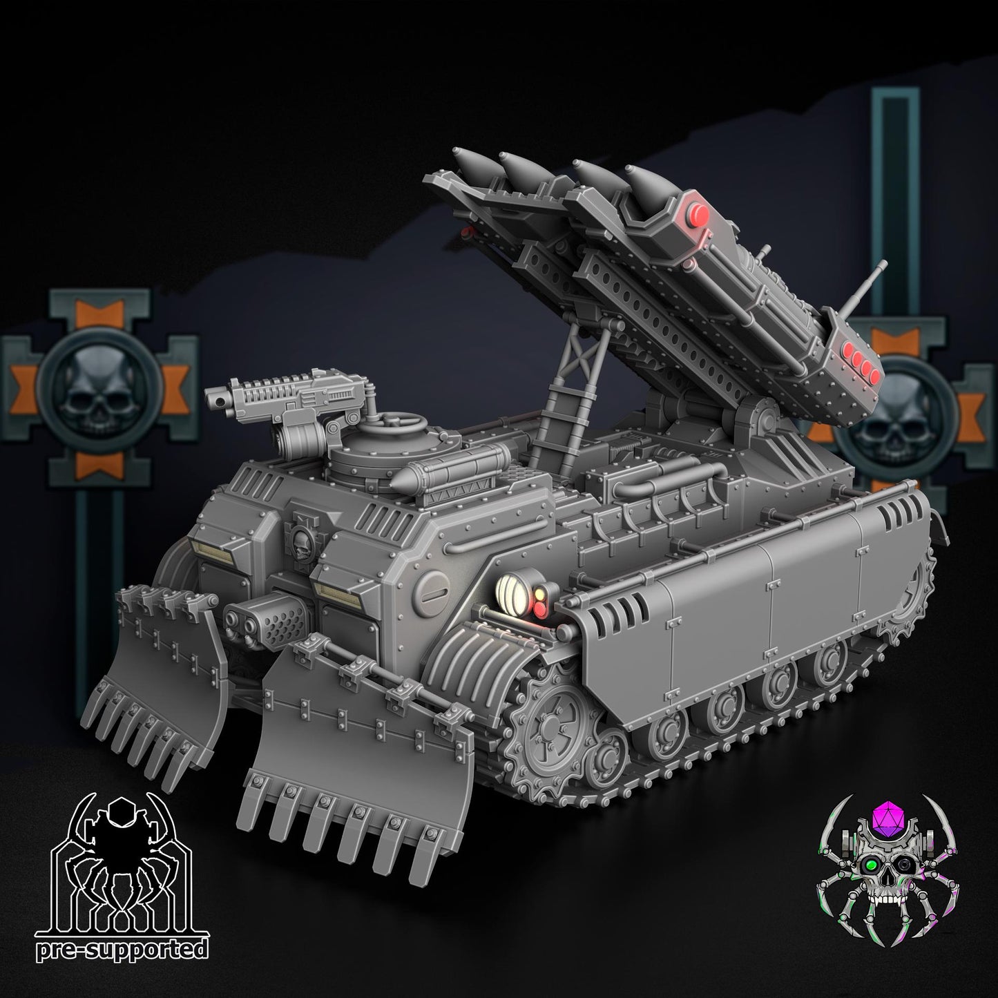 Korps Of Ashes - Meduse | EightLegs Miniatures | Wargaming | Tabletop | Minifigure | Grimdark compatible