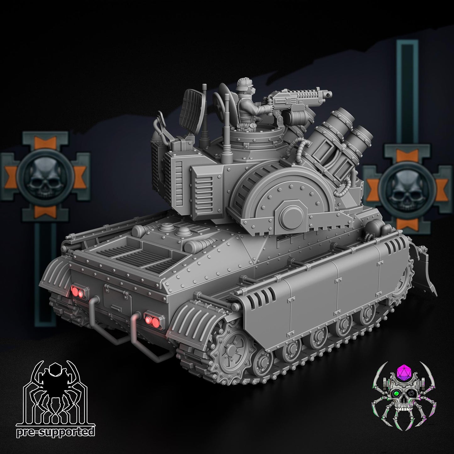 Korps Of Ashes - Beholder | EightLegs Miniatures | Wargaming | Tabletop | Minifigure | Grimdark compatible