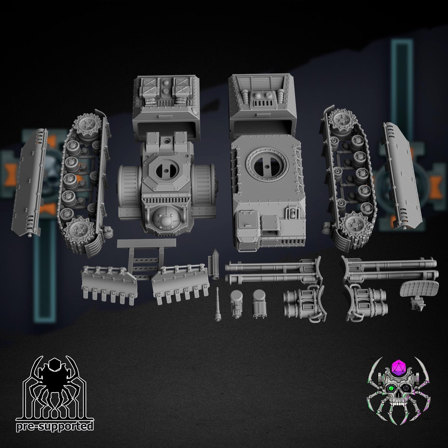 Korps Of Ashes - Beholder | EightLegs Miniatures | Wargaming | Tabletop | Minifigure | Grimdark compatible