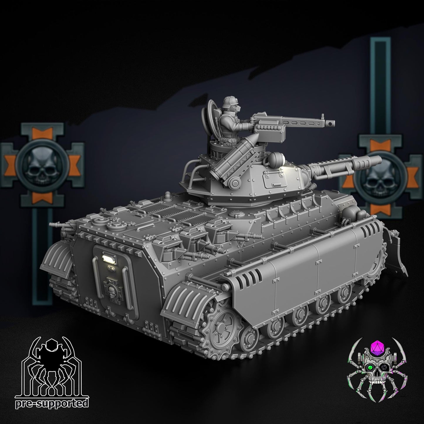Korps Of Ashes - Gargantua | EightLegs Miniatures | Wargaming | Tabletop | Minifigure | Grimdark compatible