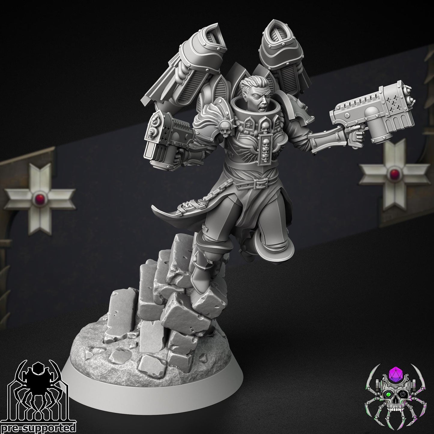 Widows Erelim Squad | EightLegs Miniatures | 3D printed Miniature | OPR compatible