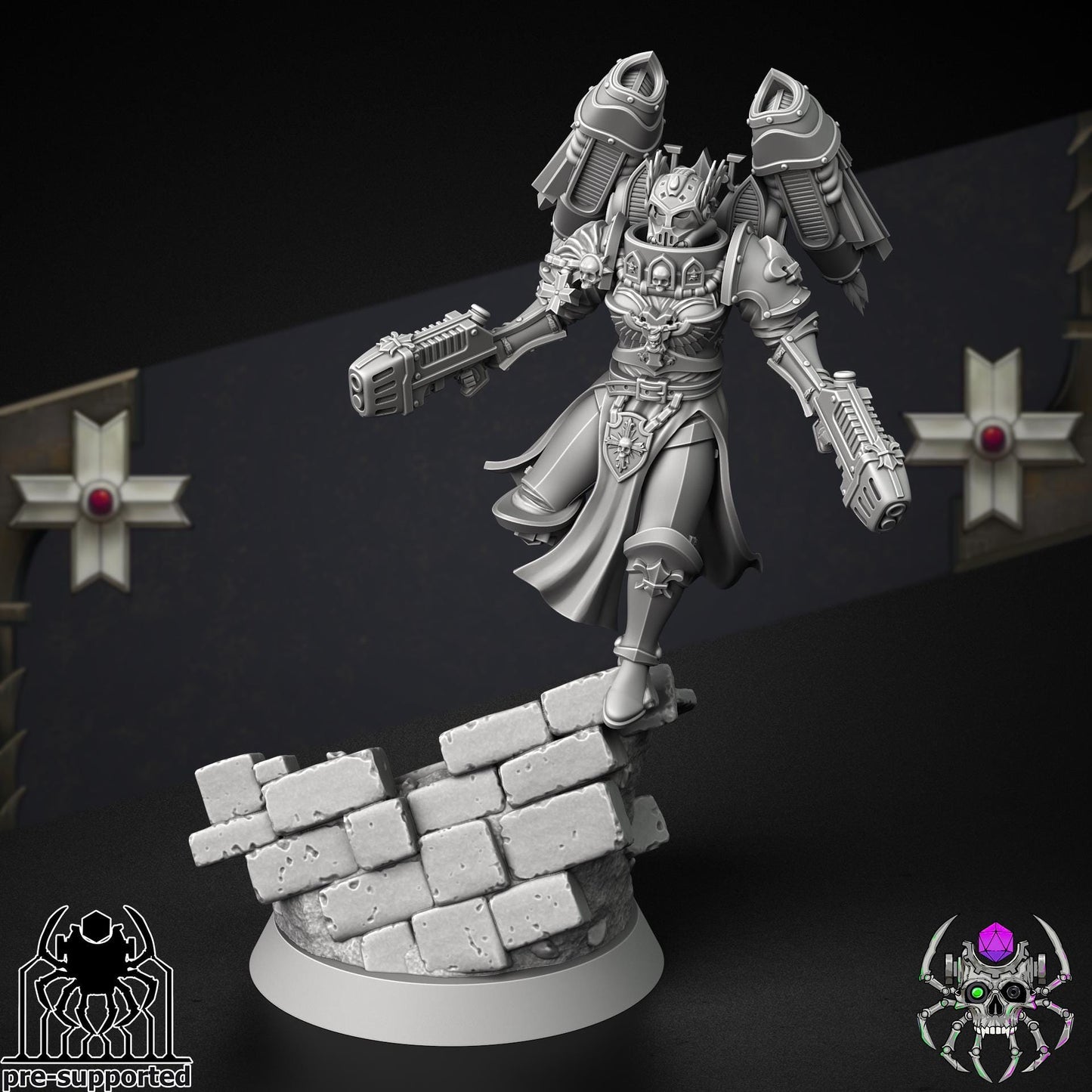 Widows Erelim Squad | EightLegs Miniatures | 3D printed Miniature | OPR compatible