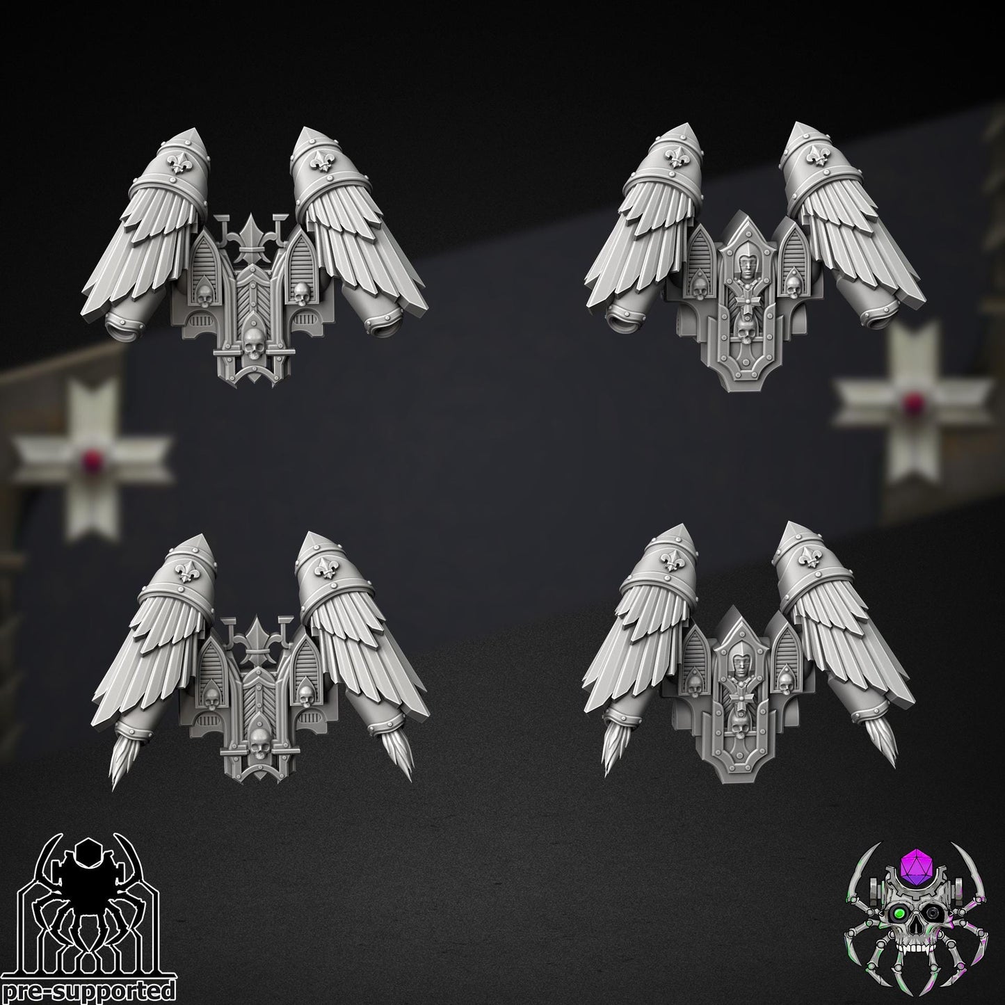 Widows Erelim Squad | EightLegs Miniatures | 3D printed Miniature | OPR compatible