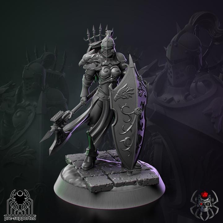 Widows of Heaven Squad | EightLegs Miniatures | 3D printed Miniature | OPR compatible