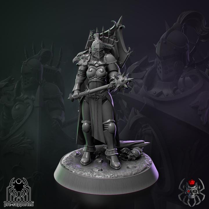 Widows of Heaven Squad | EightLegs Miniatures | 3D printed Miniature | OPR compatible
