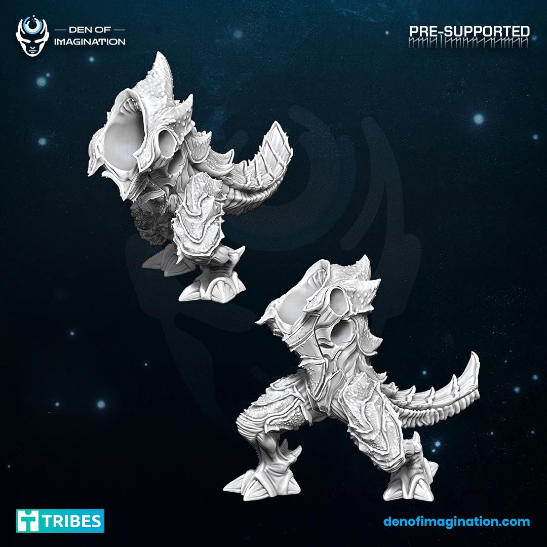 Ultrafex Prime Hive Kelt Ram | WildMesh | 3D printed Miniature | OPR compatible