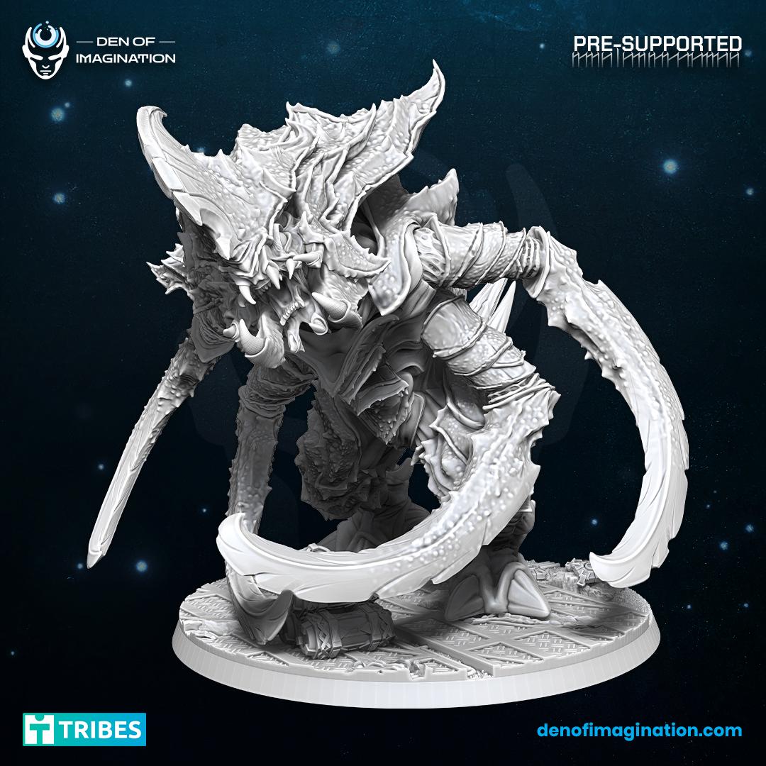 Ultrafex Prime Hive Kelt Ram | WildMesh | 3D printed Miniature | OPR compatible