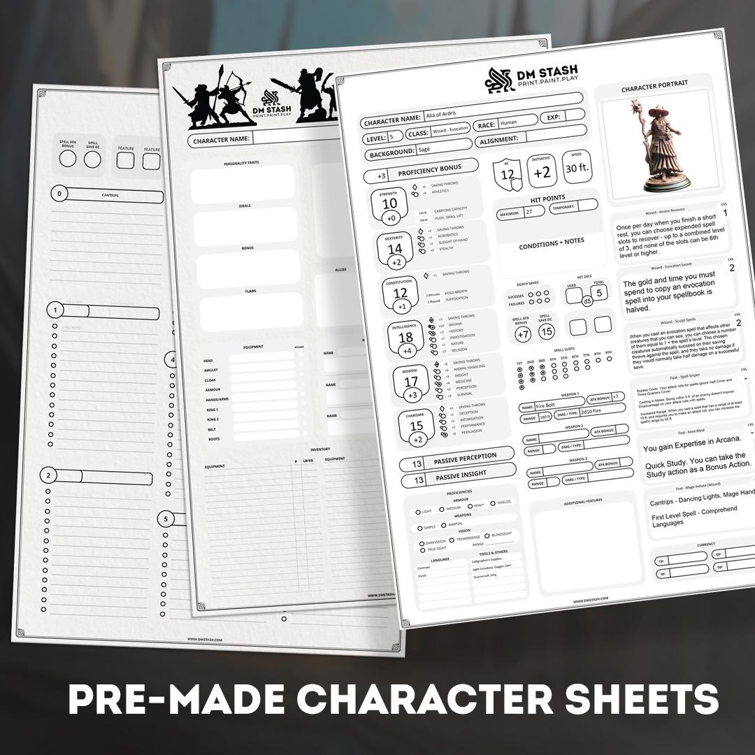 The Baldurian Inquisition: Full Board and Tabletop game | DM Stash | 3D printed | Tabletop Games | Dungeons and Dragons | Wargame