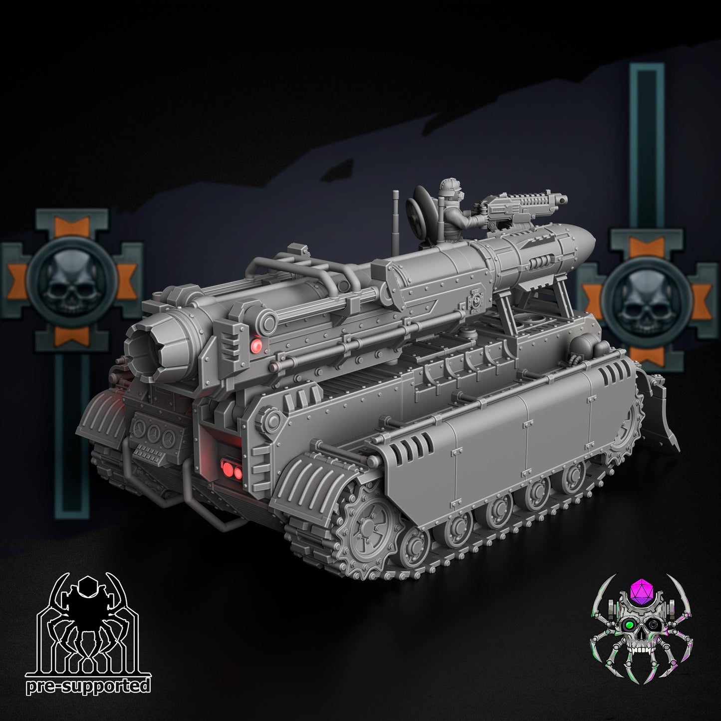 Korps Of Ashes - Nightmare | EightLegs Miniatures | Wargaming | Tabletop | Minifigure |28mm scale| 32mm scale | Grimdark compatible